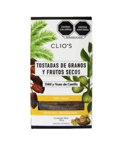 Tostadas de Dátil y Nuez de Castilla