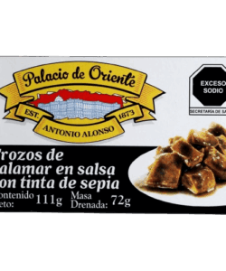 Calamar en Salsa con Tinta de Sepia