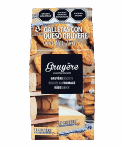 Galletas con Queso Gruyere