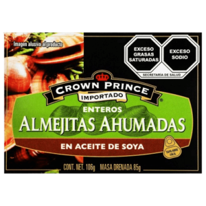 Almejitas Ahumadas en Aceite de Soya