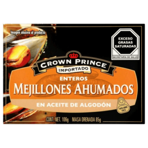 Mejillones Ahumados Aceite de Algodón