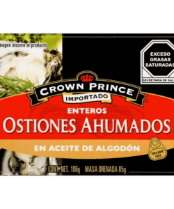Ostiones Ahumados en Aceite de Algodón