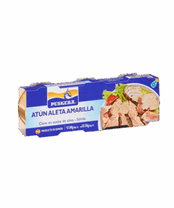 Atún Claro Aleta Amarilla en Aceite de Oliva Tripack