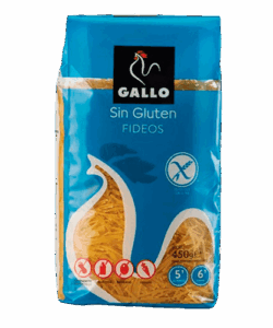 Fideos sin Gluten