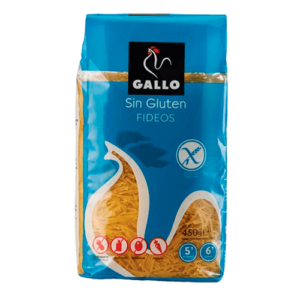 Fideos sin Gluten