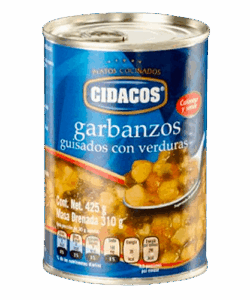 Garbanzos con Verduras