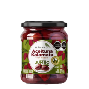 Aceitunas Kalamata Jumbo en Aceite de Oliva 410g