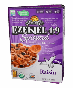 Cereal de Hojuelas Germinadas con Pasas Ezekiel 4:9 397g