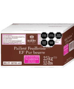Pailletté Feuilletine Cacao Barry 2.5kg Caja